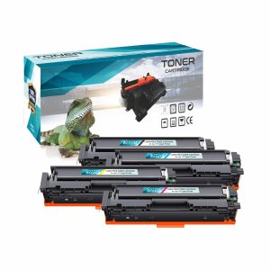 KIT  TÓNER GENÉRICO IGUANA 222A /  C M Y N   / 1.3k Laserjet Pro 3203